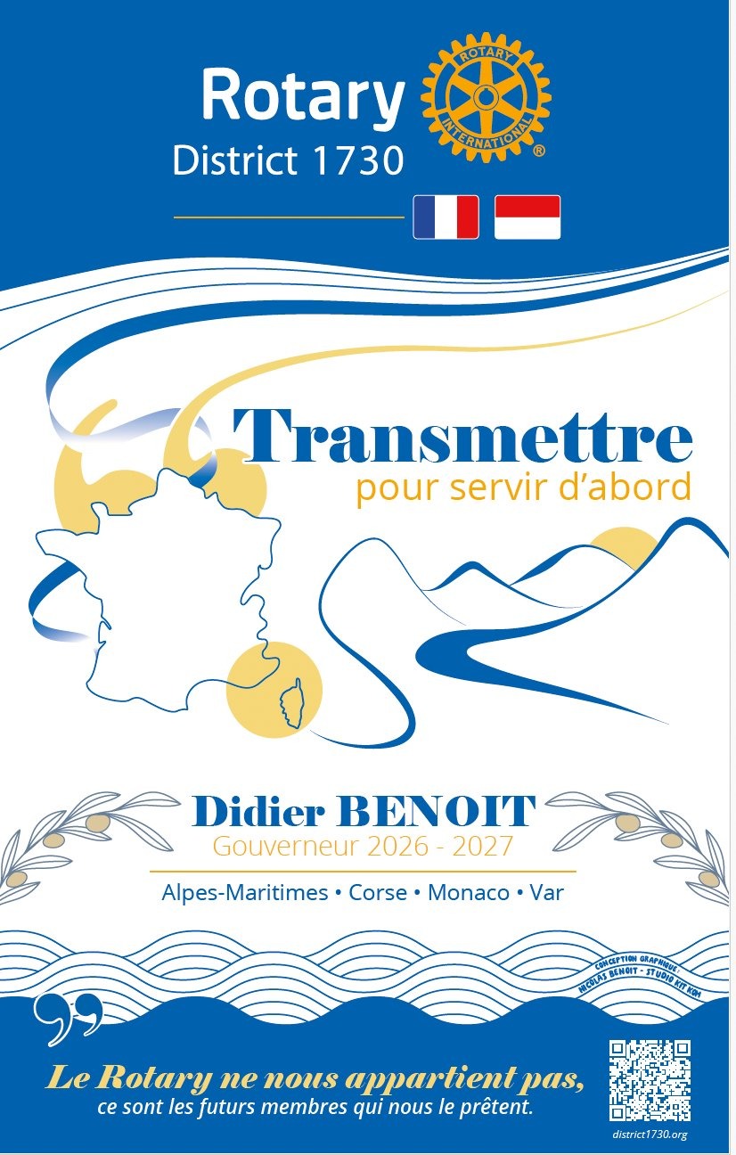 Fanion Didier Benoît - Gouverneur 2026-2027